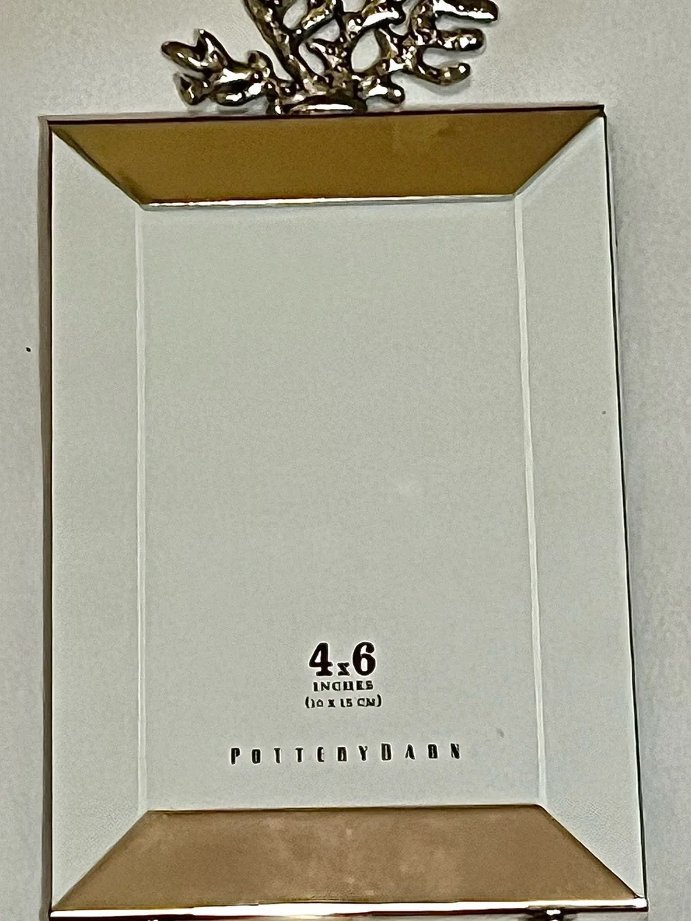 Decorative Frame Photo Pottery Barn 4x6 Features Coral